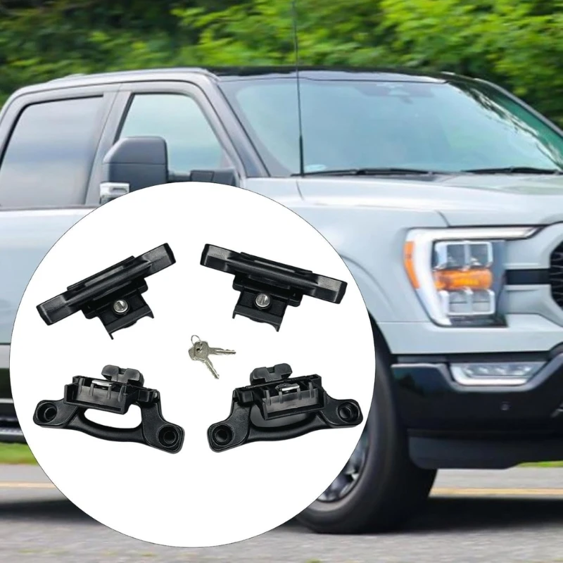 

Commercial Grade Pickup Cargo Stabilization Structure Reinforced Metal Locking Mechanism Consistent F250 F350 F450 Models H9EE