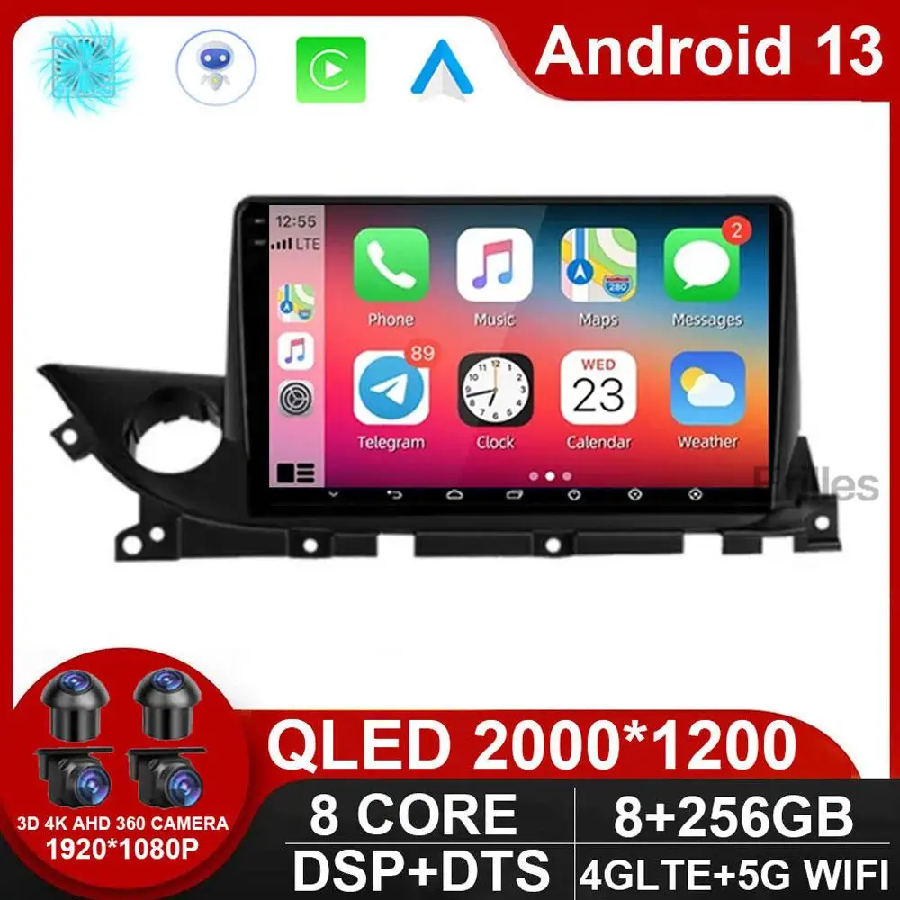 For Mazda 6 Mazda6 III 3 GJ GL ATENZA 2018 2019 2020 2021 Android 13 Carplay Auto Car Radio Stereo Multimedia Player Head Unit