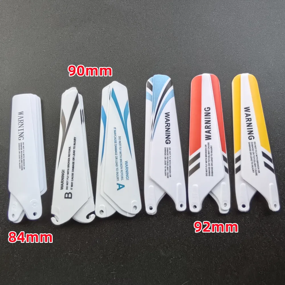 80-90mm SYMA S111G S102G S5 S8 S108G S109G CH002 CH032 Main Blades Rotors Propellers Mini RC Helicopter Spare Parts Accessories