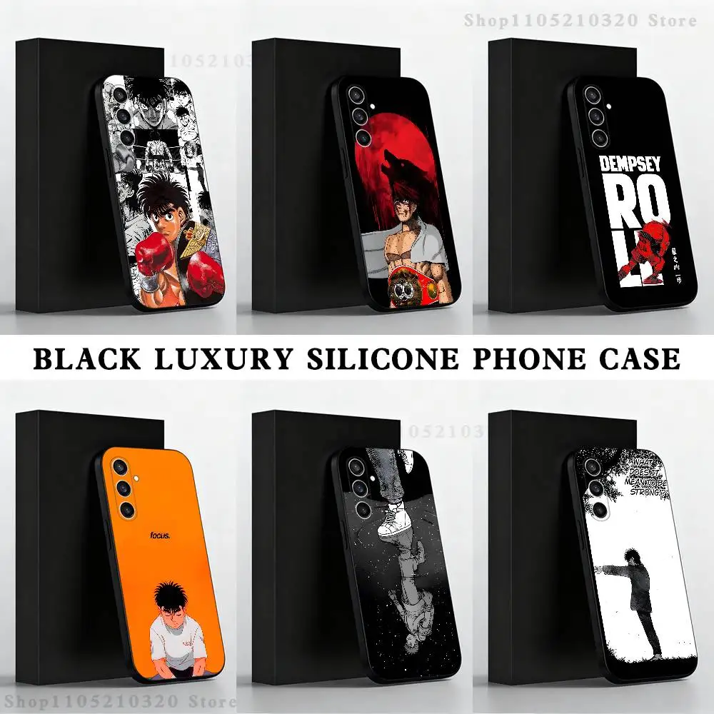 

H-Hajime no I-Ippo poster Phone Case For Samsung S 25,24,23,22,30,21,10,9,Ultra,Plus,Lite,FE,4,5 G Black Soft Case