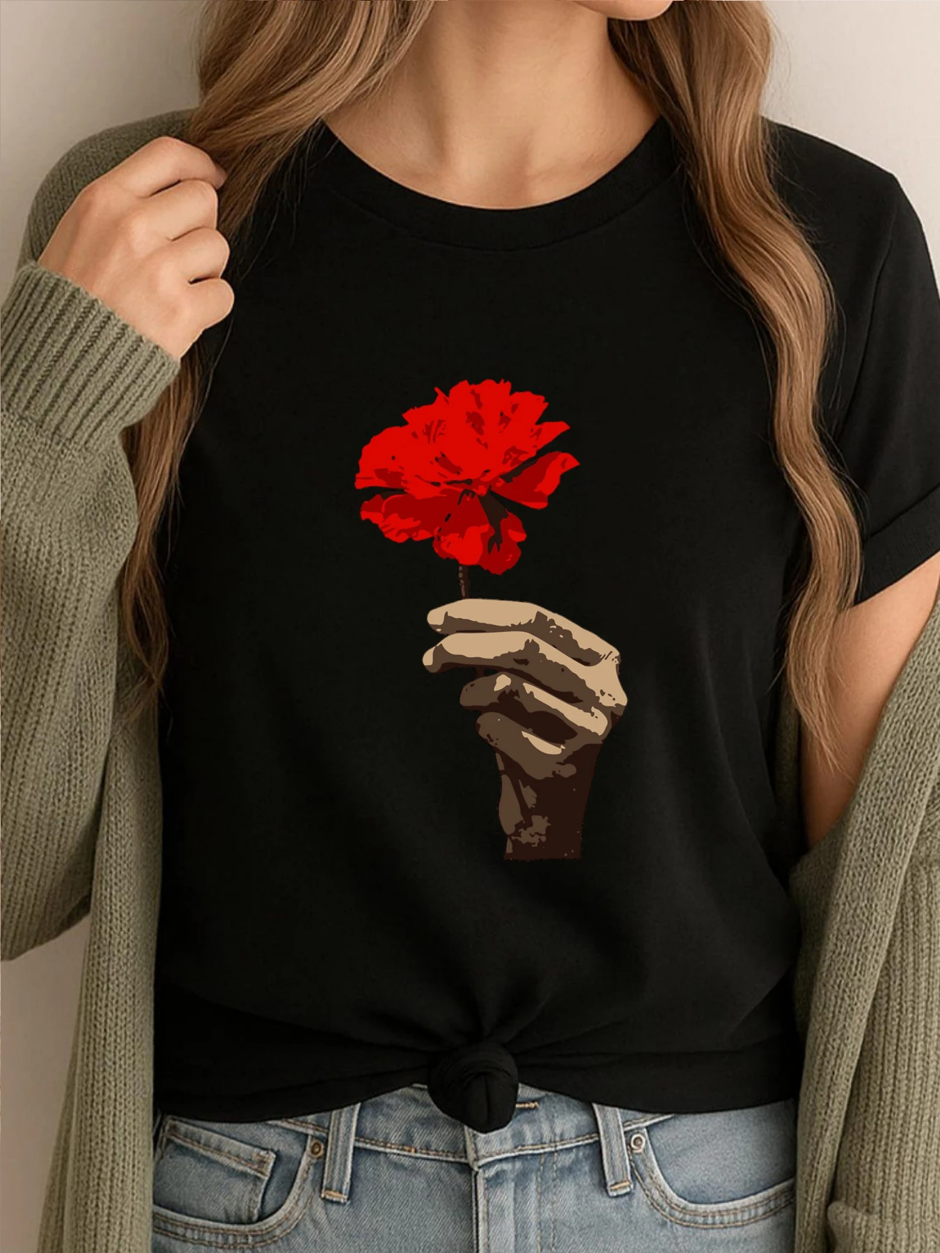 

Рубашки с цветочным принтом Hadestown, футболка с рисунком, забавные подарки, винтажные футболки, модные и модные футболки на заказ