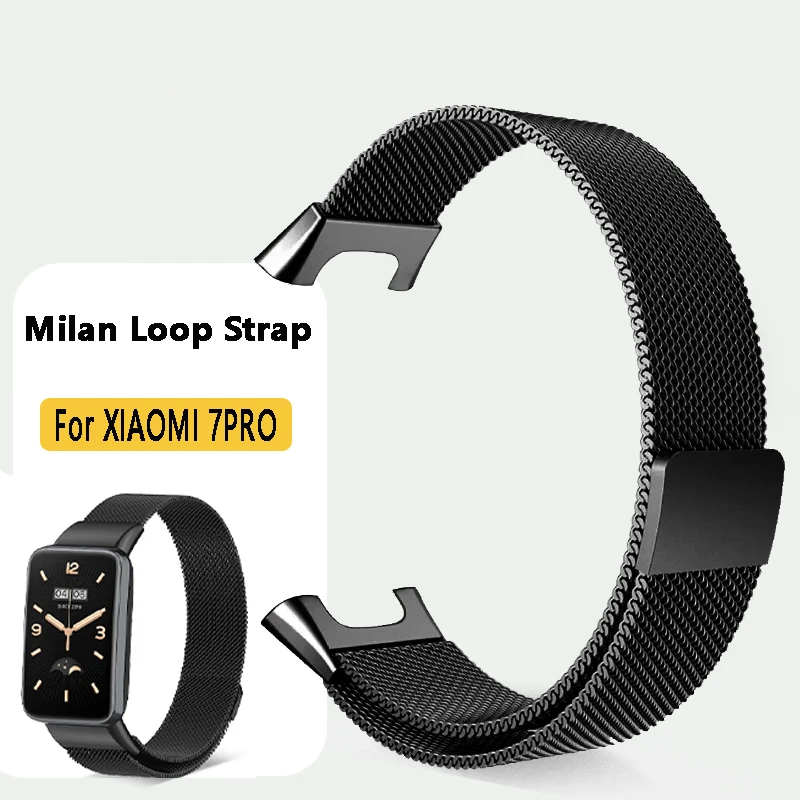 WindRen Metall Armband Für Xiaomi Mi Band 7 - Edelstahl Ersatzarmband Verstellbar