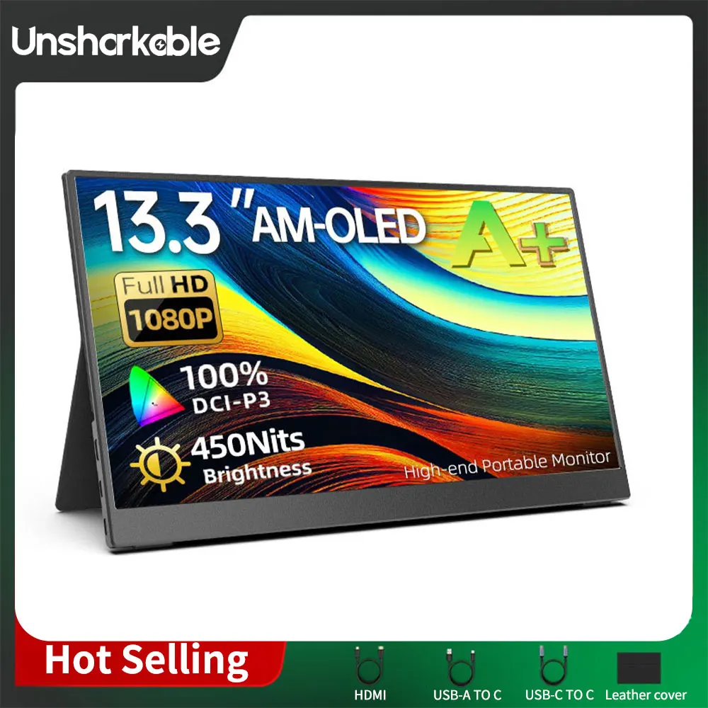 

Неакуратный 13,3-дюймовый 1080P OLED портативный игровой монитор, переключатель игры PS5, сотовый телефон, компьютер, TypeC, расширенный экран, подэкран