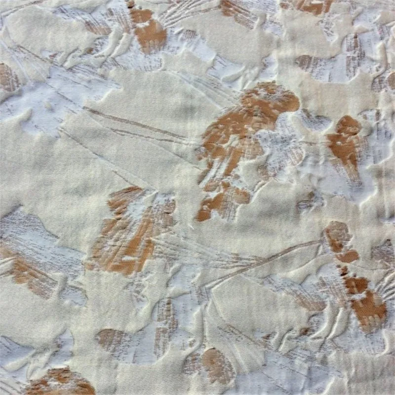 This is a thin and elegant abstract jacquard fabric dress with plain refined It an for women's wear
