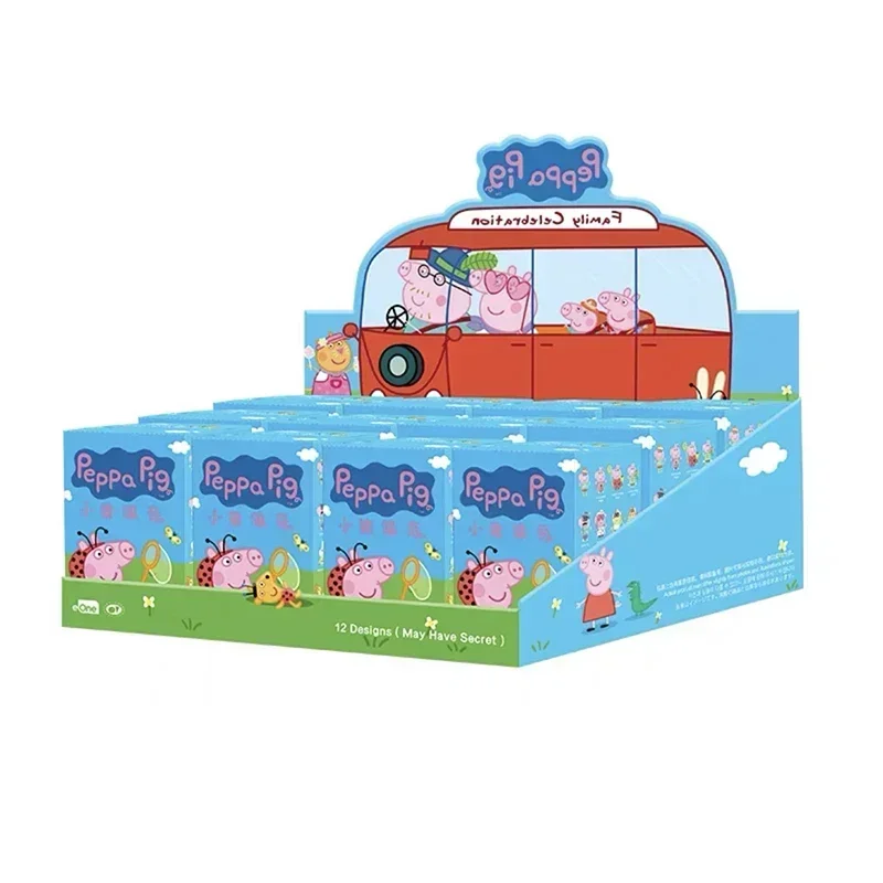 

POP MART Peppa Pig Family Celebration Series Mystery Box - Blind Bag Guess Game Cute Anime Figure Doll Ornaments Gift