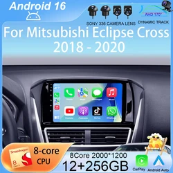 Andorid 16 Carplay Auto Car Radio For Mitsubishi Eclipse Cross 2018 2019 2020 Multimedia Video Player Navigation GPS 2din Stereo