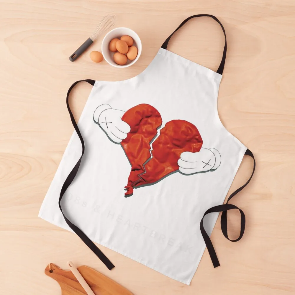 808s and heatrbreak Apron Useful Things For Kitchen Waterproof Kitchen For Women women's work waiter Apron