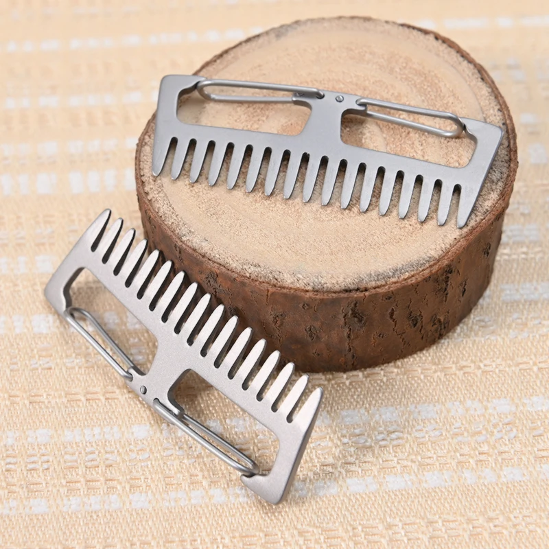 Comb Pocket Titanium - سبائك التيتانيوم مشط EDC متعدد أداة