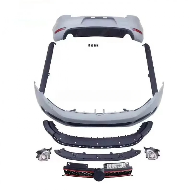 

Hot Selling 6 Bodykit Upgr to G TI Style Front Rear Bumper Side Skirt Grill-Auto Parts