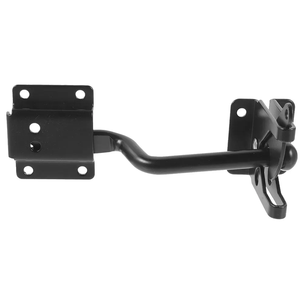 

Iron Door Gate Latch Spring Cable Pull Carbon Steel Durable Security Fence Lock Outdoor Hardware Cabinet Latch