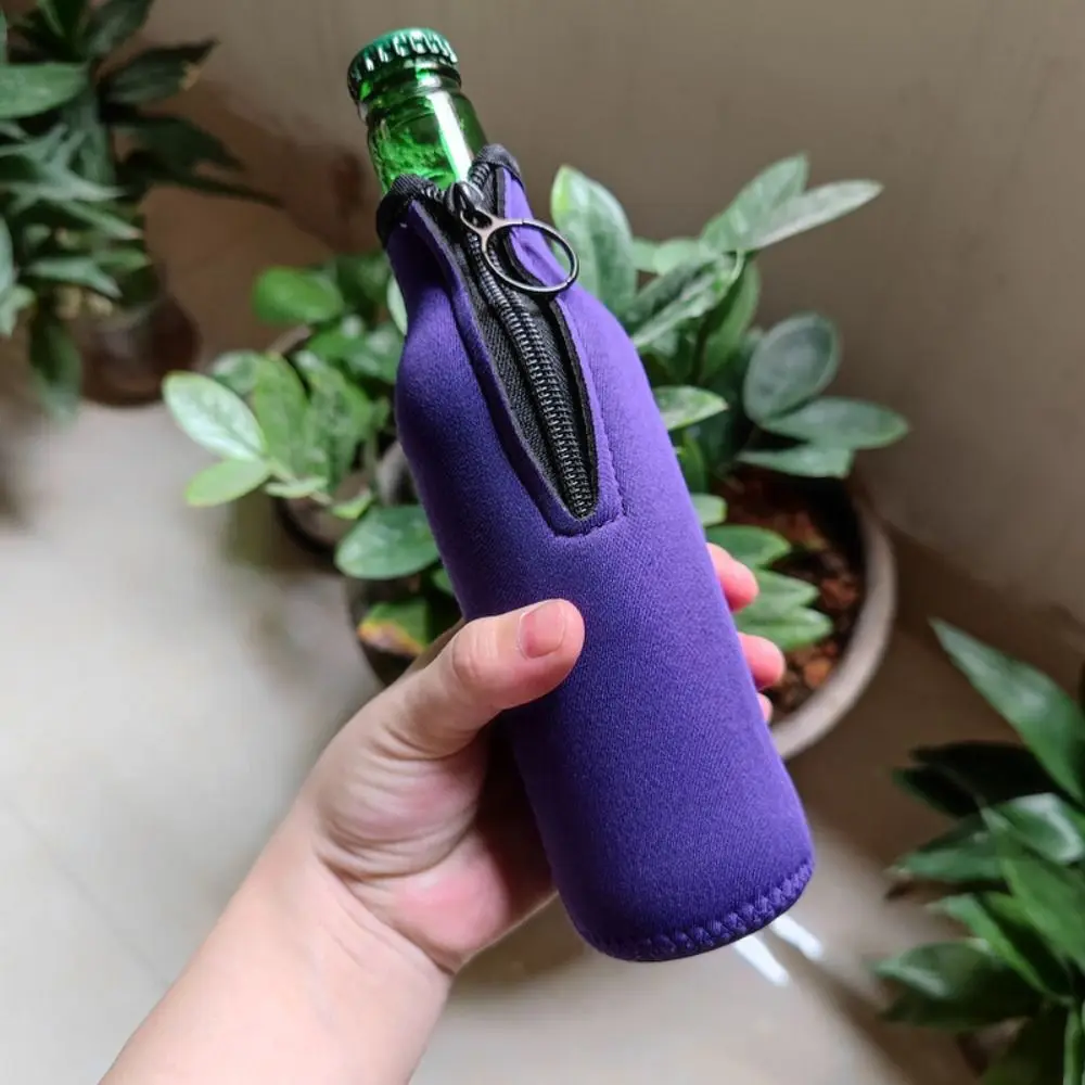 Insulation Beer Bottle Cover High Quality with Ring-pull Protective Water Bottle Bag Duarable Portable Cup Sleeve Party