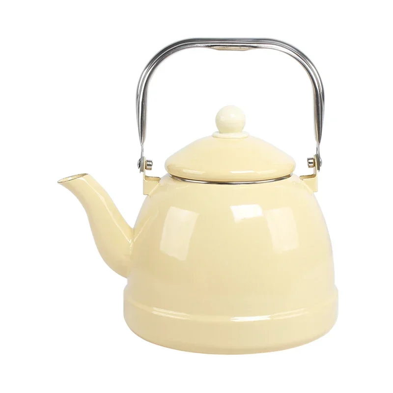 

Chinese Tea Outdoor Kettle Portable Handles Induction Hob Ultralight Kettle Enamel Minimalistic Chaleira Esmaltada Decoration