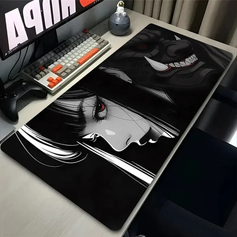 

Grimace Cool Girl Leather Desk Pad Mouse Protector Large Small Mouse Pad Home Office Game Desk Mat PU Leather Pc Laptop Desk Mat