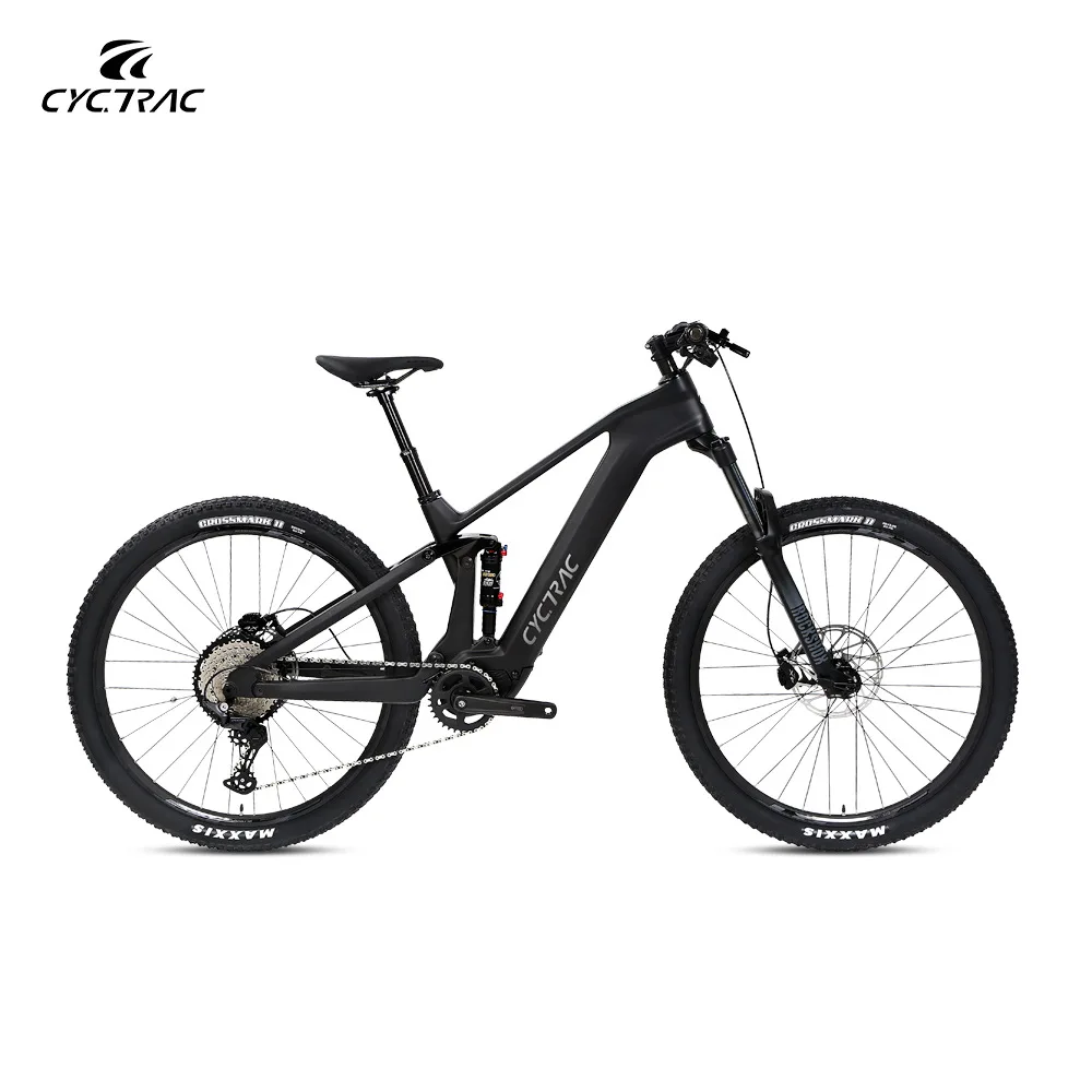 EM19 telaio in fibra di carbonio Bafang M820 Mid Motor Mountain Bike Soft Tail doppio ammortizzatore 12 velocità fuoristrada