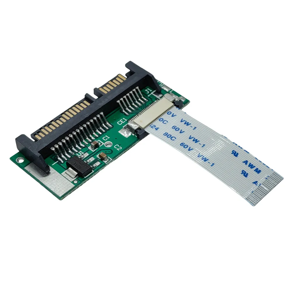 1,8-дюймовый ZIF/LIF CE HDD Жесткий диск SSD на 7 + 15 22-контактный адаптер SATA-конвертер