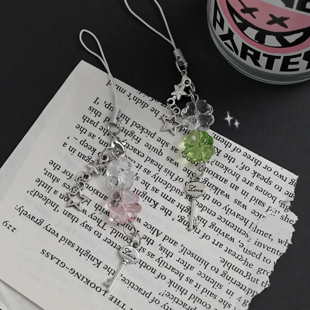 2026 الاتجاه الجديد سبائك الراتنج ثلاثية الأبعاد القلب العشب الأخضر مفتاح سلسلة هواتف الطالب محظوظ سماعة الديكور المرأة مفتاح السيارة قلادة هدية #6