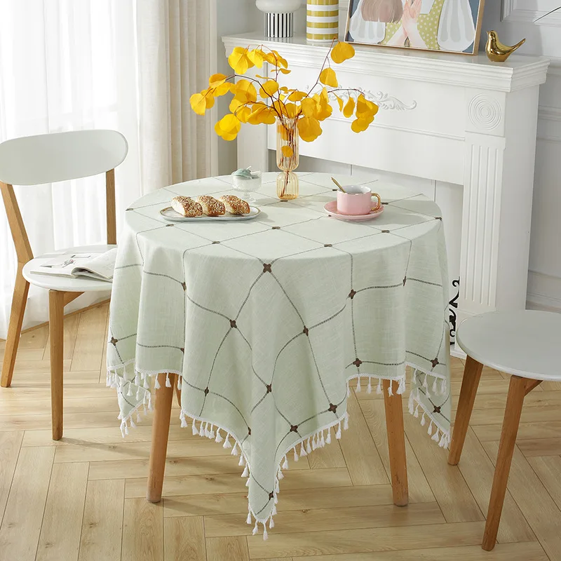 

Nordic Ins New Tassel Round Table Cloth