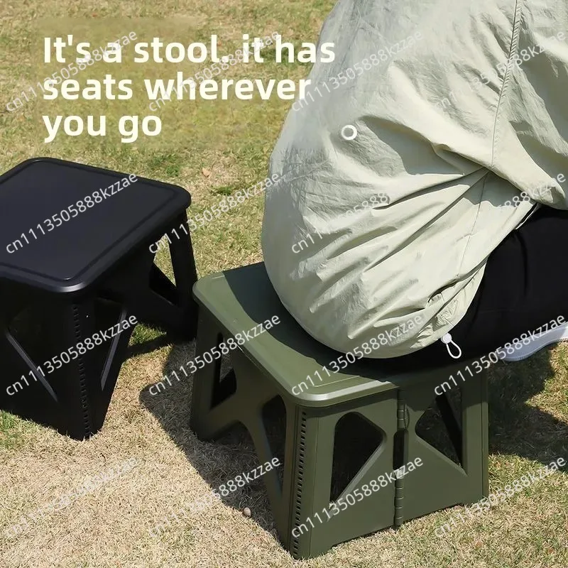 Outdoor Toilet Stool Emergency Camping Adult Portable Deodorant Folding Toilet Self-driving Travel Toilet Artifact