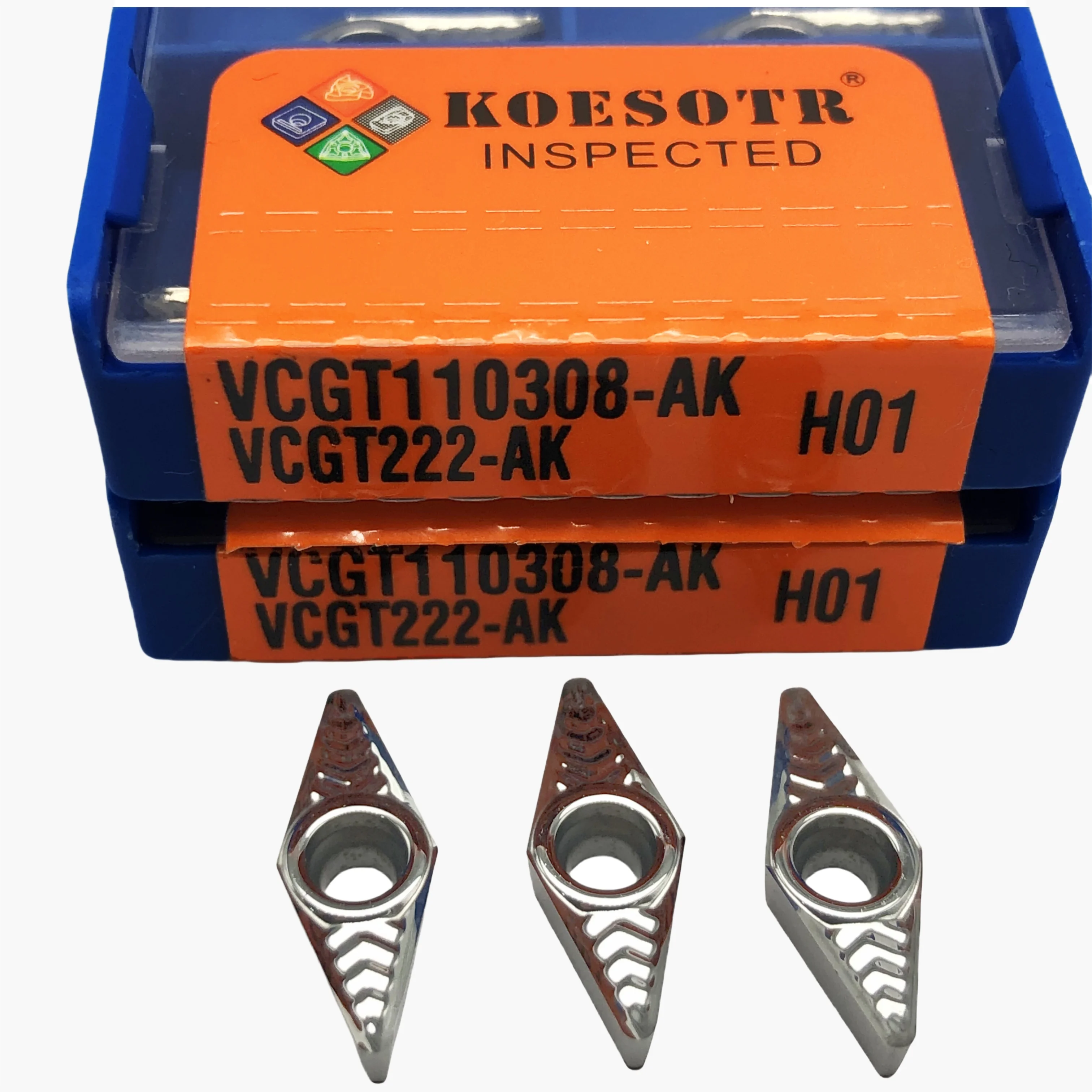 10pcs VCGT110308 AK H01 Aluminum cutter blade Insert Cutting Tool turning tool CNC Tools  Alloy wood VCGT110304  H01 VCGT110302