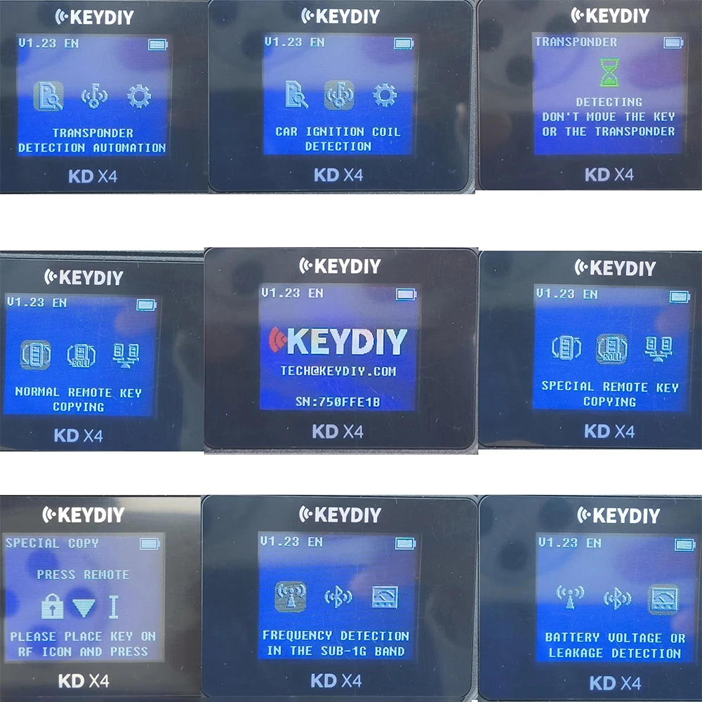 KEYDIY KD-X4 أداة مطابقة البرمجة عن بعد مولد نسخة رقاقة لتويوتا فورد هوندا ياماها جميع المفاتيح المفقودة ID47 دبوس رمز قراءة