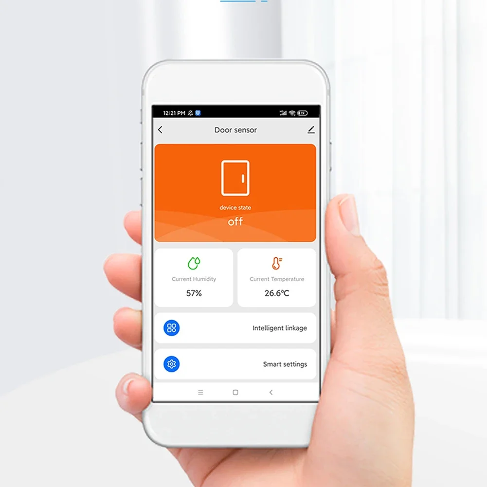 สําหรับ Tuya สําหรับสมาร์ทประตูแม่เหล็กนาฬิกาปลุกอุณหภูมิการตรวจจับความชื้นสมาร์ทรีโมทคอนโทรลสําหรับเด็กตู้ Home Security