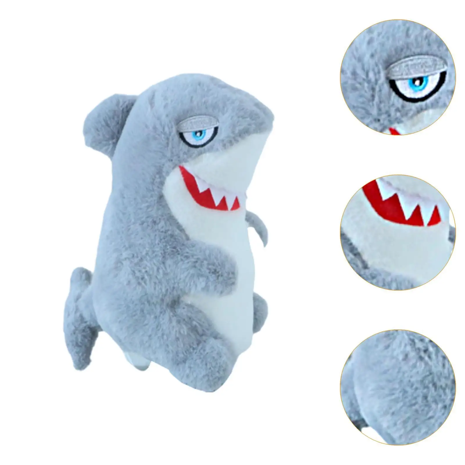 Copricapo in legno da Golf Animal Shark adorabile morbido e leggero copricapo per mazze da Golf panno in peluche per la pratica degli sport all'aria aperta