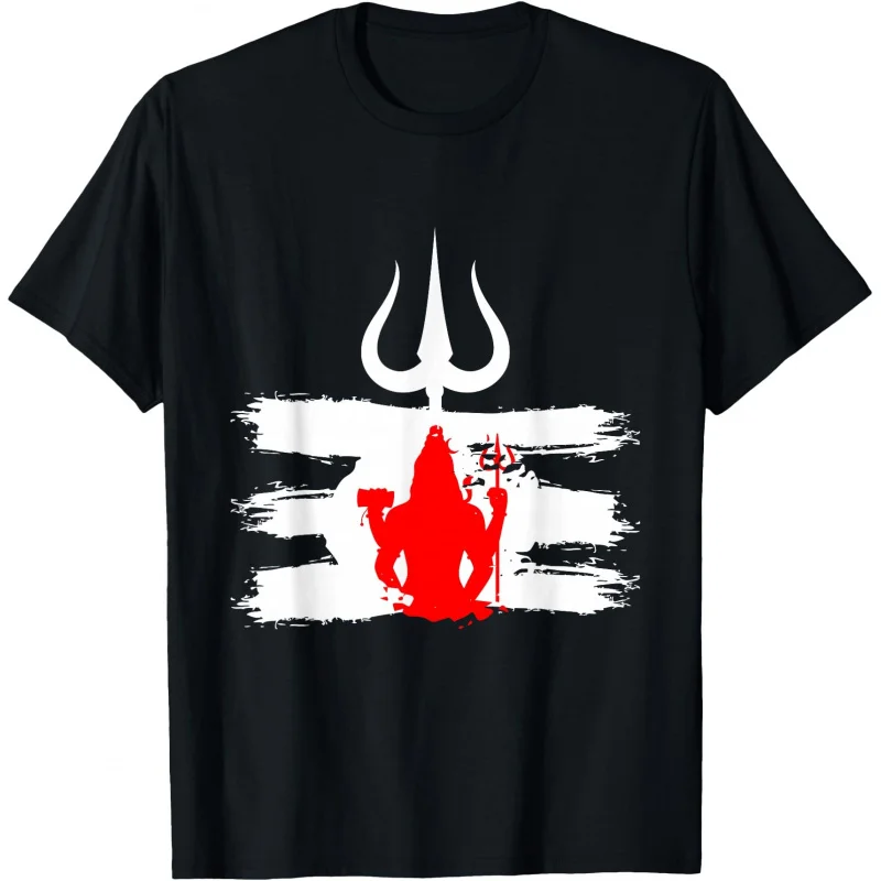 

Shiva Hindu Hinduism India Buddhism Religion Ganesha Vishnu Indian God Gift T-Shirt Hindu Mythology Graphic clothes All size top