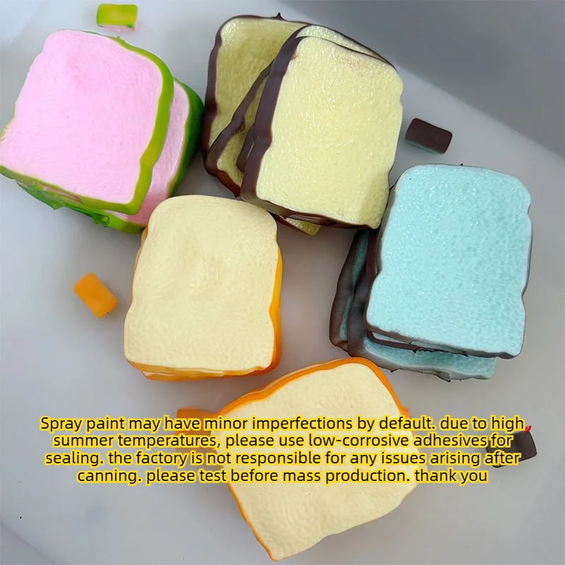 DIY Simulated Toast, Tpr Empty Ball Skin, Handmade Diy Squishy Toy Ball Skin Venting Slow Rebound Shaped Ball Skin
