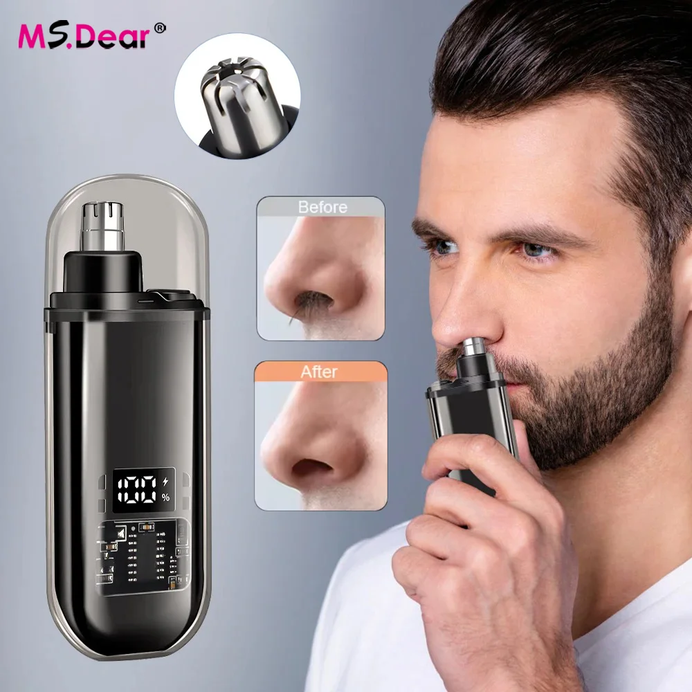 Nose Hair Trimmer Portable Trimmer for Nose Mini Nose and Ear Hair Trimmer Portable Nose Trimmer Rechargeable Trimmer for Man