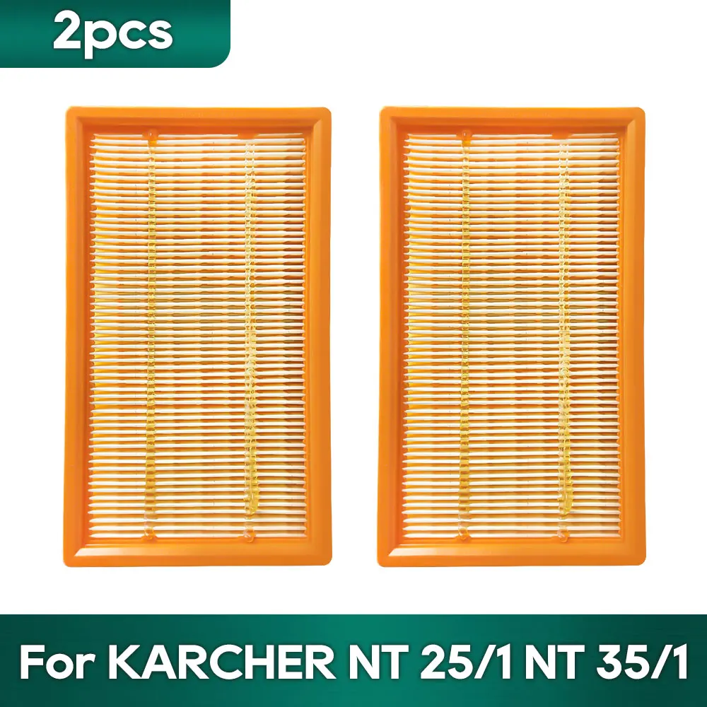 Filter Compatible for Karcher NT 25/1, NT 35/1, NT 45/1, NT 55/1, NT361 ECO, NT561 ECO, NT611 ECO, Bosch VAC140