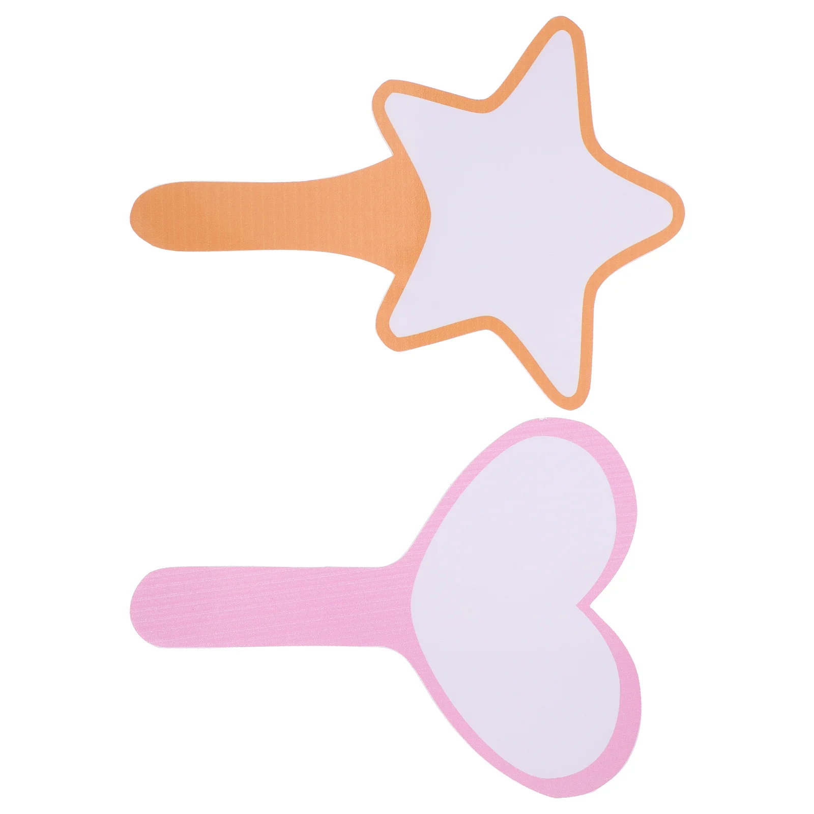 2 قطعة مجاذيف مسح جاف فارغة رغوة السبورة البيضاء للتصويت على لوحات التسجيل القضاة البسيطة المحمولة قابلة لإعادة الاستخدام مزادات لوحة النتائج #5