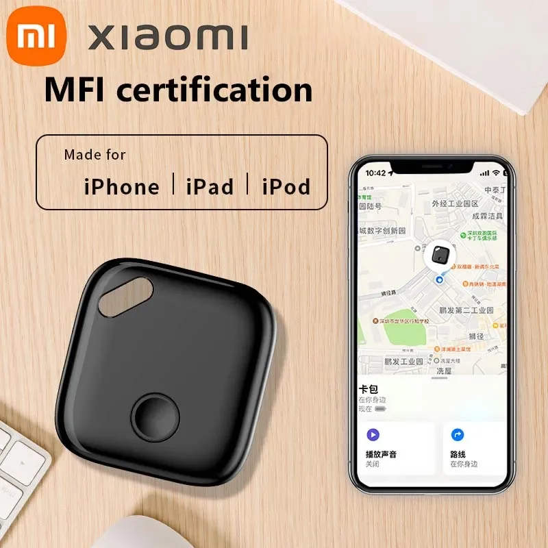 

Xiaomi Smart Tag Global Locator Мини GPS трекер работает с iOS Find My APP Анти-потерянный локатор для ключей Кошелек Чемодан для домашних животных