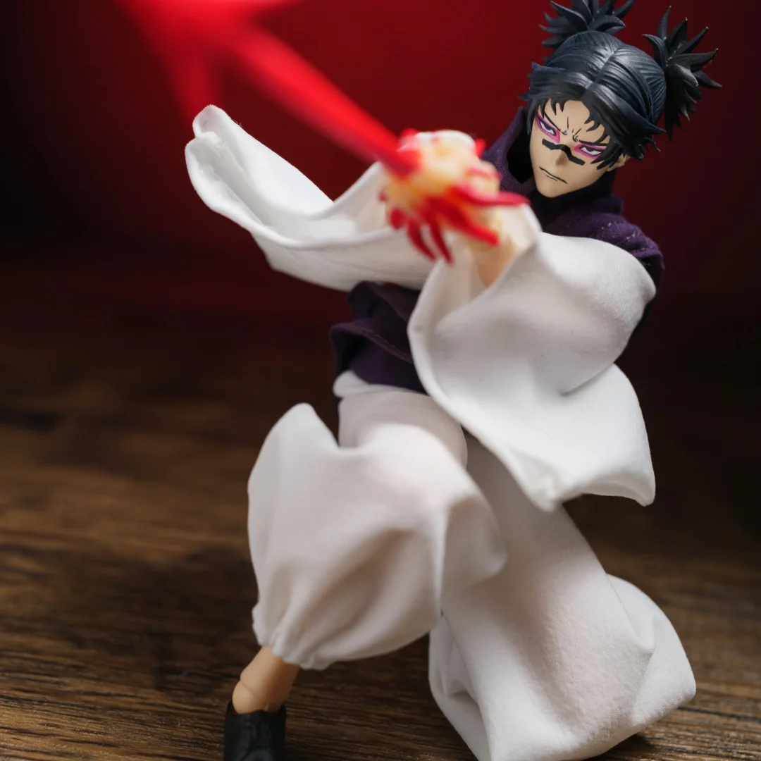 Jujutsu Kaisen Anime Handmade clothes Choso White top pants purple jacket Built In Iron Wire Is Suitable for 6 inches 1/6 Toy