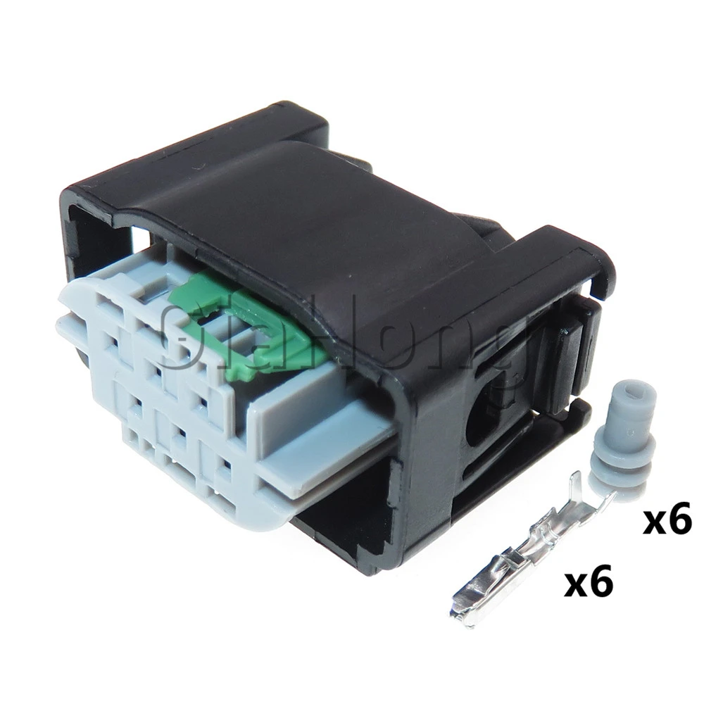 1 Set 6 Möglichkeiten Automobil Gas Sensor Versiegelt Stecker Auto Kunststoff Gehäuse Buchse Für Benz BMW 1-967616-1 2-967616-1 7M0973119