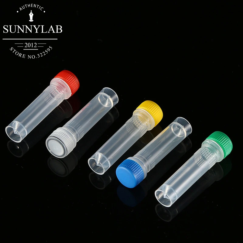 

500 шт./лот, высокое качество, 1,5 мл, криовиальная центрифужная пробирка, криогенные флаконы с пробиркой для стиральной машины