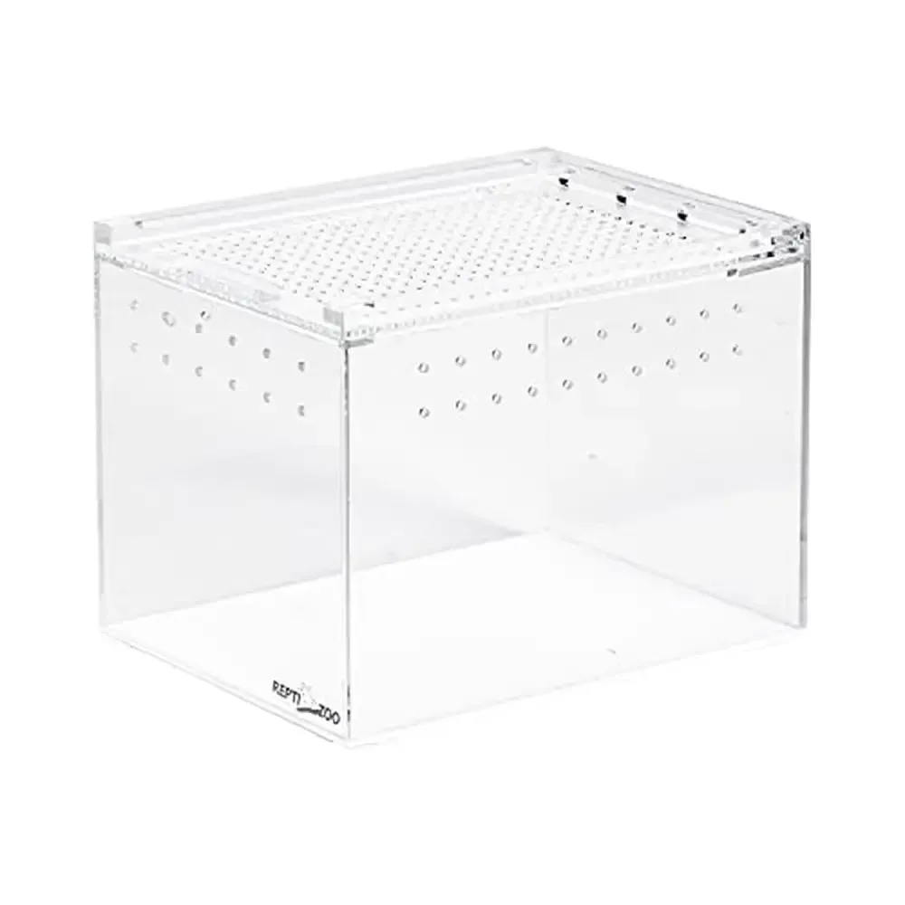 acrylic-magnetic-reptile-breeding-box-enclosure-terrarium-cage-tarantula-scorpion-8x6x6-inch-tall