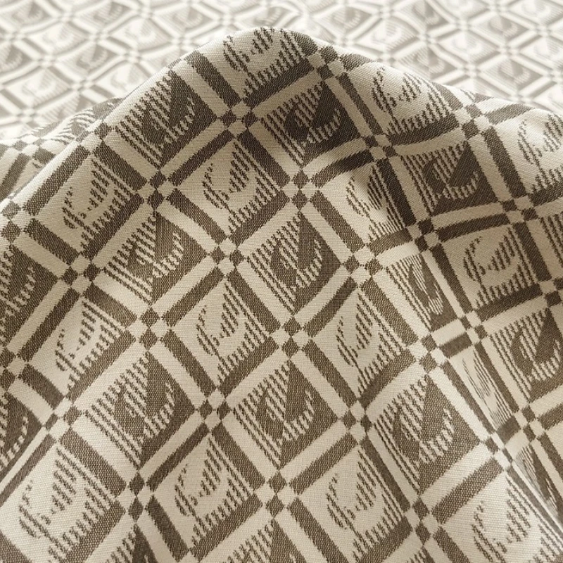 

Жаккардовая ткань для костюма, весенне-осенний комплект структурированного плаща, женское модное платье, короткая шляпа в клетку, ткани для шитья своими руками по метрам