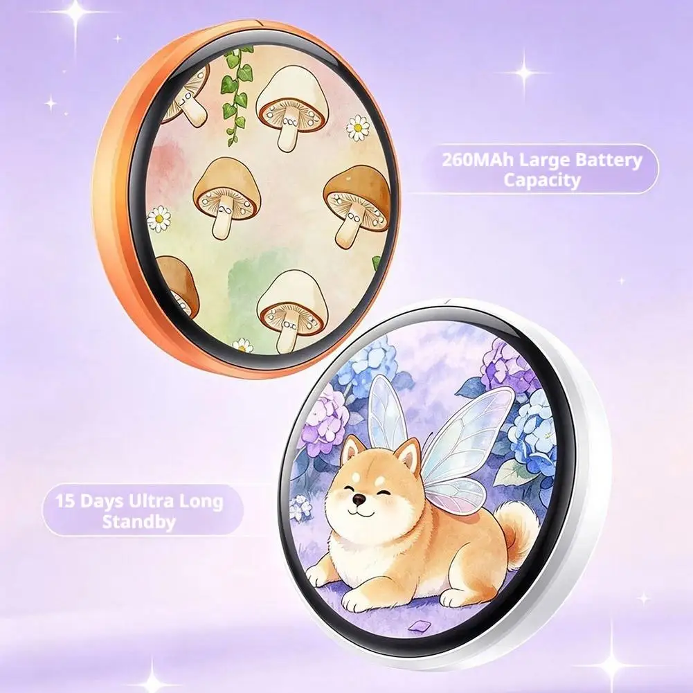 cracha-eletronico-inteligente-com-tela-hd-de-150-polegadas-design-dinamico-e-moderno-cracha-de-anime-guzi-elegante-e-estiloso-com-modo-de-espera
