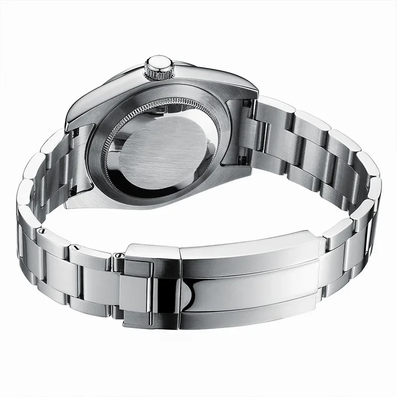 NEW 39mm Automatic Mechanical Luxury Watch Explore Black Dial 100M Water Resistant