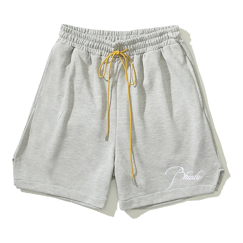 26SS American Style High Street Hip Hop Rhude Shorts Summer New Style High Quality Embroidered Letter Shorts
