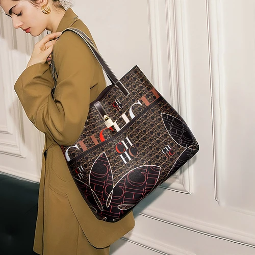 Imagen 2 del producto Bolso de mano personalizado para trabajo de mujer, novedad de 2024 estaciones, bolso de hombro Retro de gran capacidad a la moda