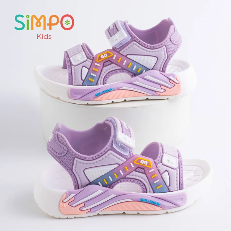 Summer Kids' Sandals Unisex Soft Bottom Casual Beach Shoes for Primary School Students Boys & Girls