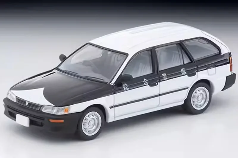

TOMYTEC TLV 1:64 Corolla ALSOK Встроенная безопасность Серебристый Черный Литая под давлением модель автомобиля