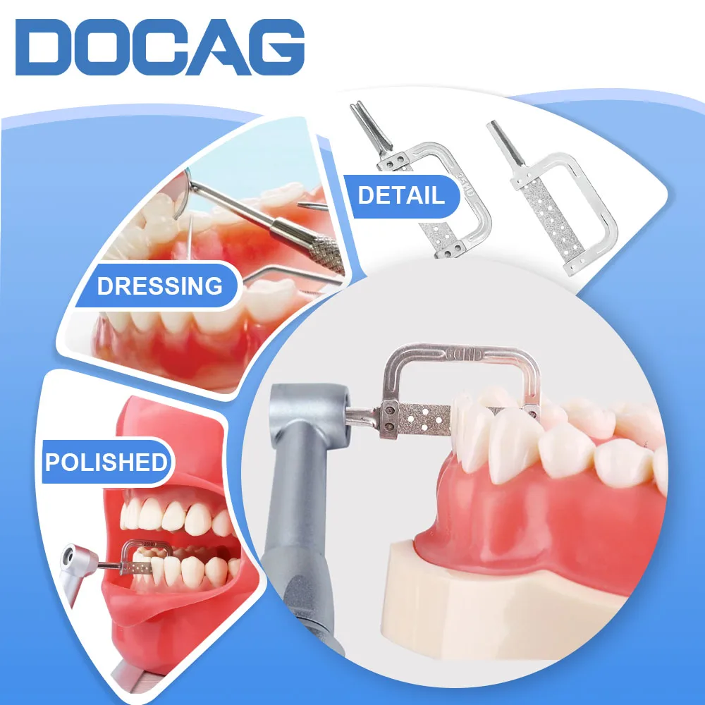

DOCAG 1Pcs Dental Orthodontic Interproximal Enamel Reduction Automatic Strip Polishing Finishing Strip Tooth Enamel Reduce Tool