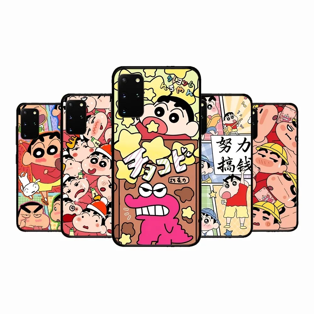 C-Crayons Shin Funny Boys Chans Phone Case For Samsung S 9 10 20 21 22 23 30 23plus lite Ultra FE S10lite Fundas