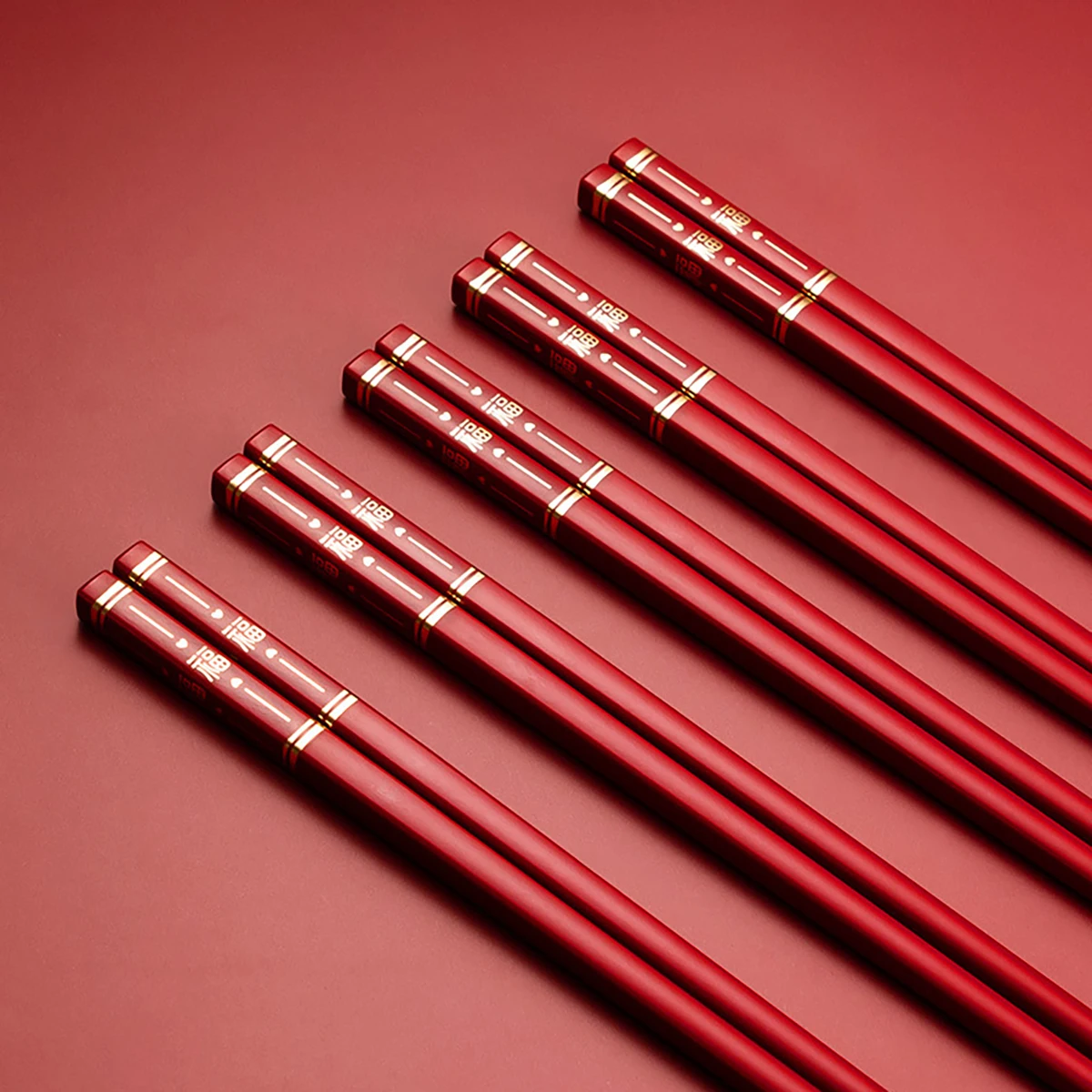 5 Pair Stainless Steel Chopsticks Household Long Chopsticks Non-slip Chinese Chopsticks Tableware Kitchen Tools Tableware