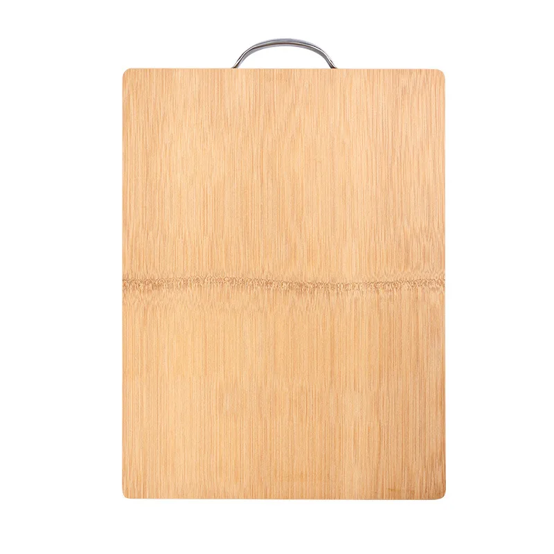 Whole bamboo cutting board, household kitchen rolling noodles camping chopping board