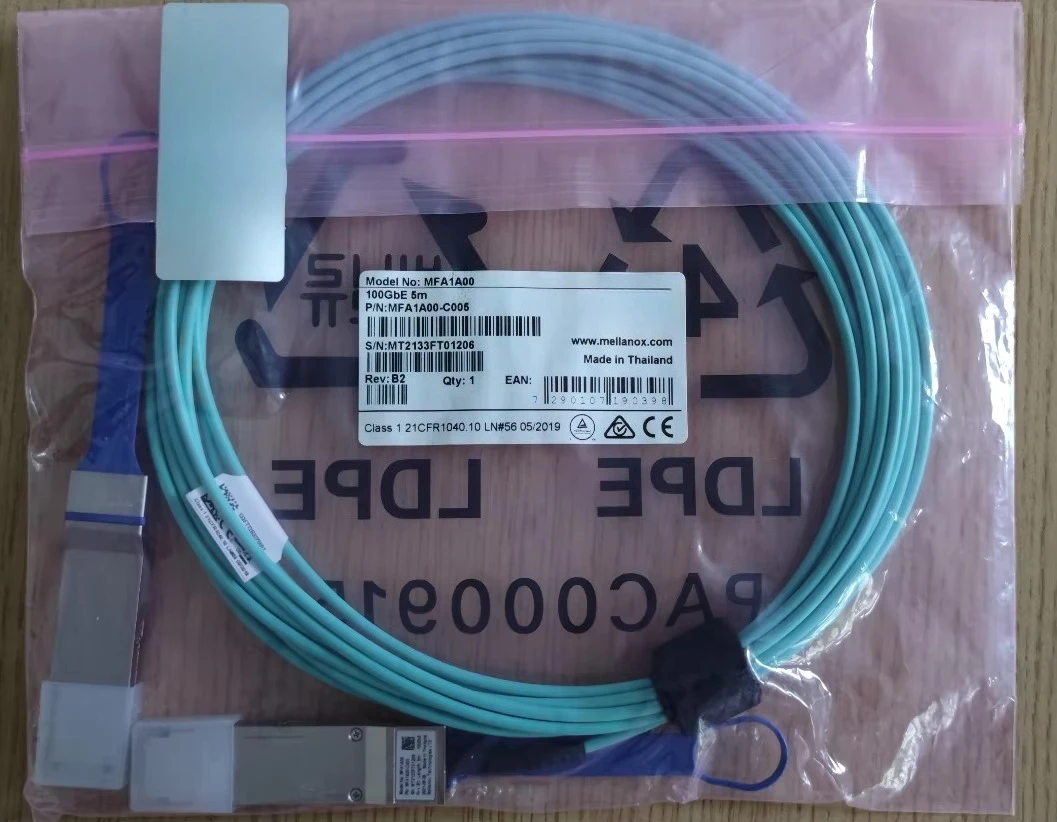 

Для Mellanox MFA1A00-C010/C005 ETH 100 ГБ QSFP AOC кабель