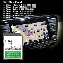 Neu für Skoda 2024-2025 32 GB MIB2 Amundsen (Discover) Media Navi SD-Karte Europa UK GEN2