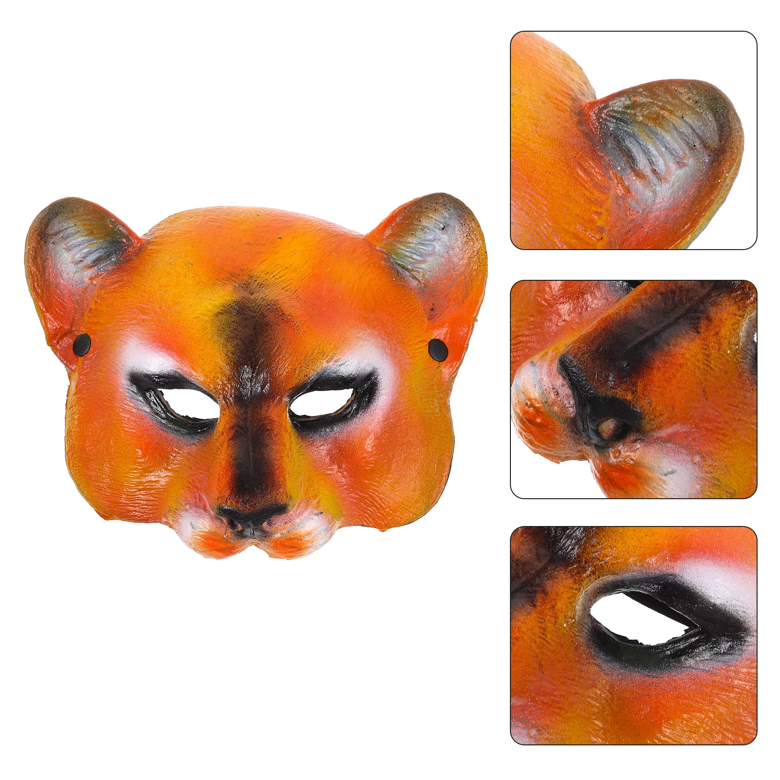 

Lion Mask Unique Cosplay Halloween Non-woven Fabric Diy Animal Pvc Circus Party